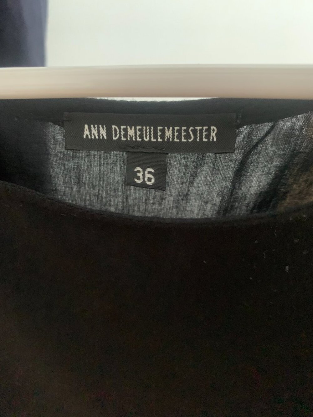 Ann Demeulemeester asymmetrical black dress size 36 - Picture 6 of 8